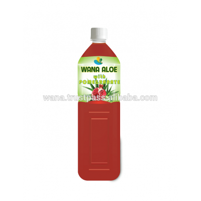 Pomegranate Flavoured Aloe vera Juice Drink 1.5L Pet Bottle